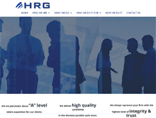 Tablet Screenshot of hrgsearch.com
